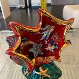 Vintage Vallauris Night Light Lamp in the Shape of a Shell