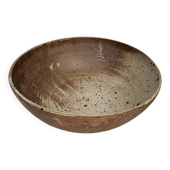 Salad bowl Ceramic stoneware pyrithione dish signed pictogram 34cm