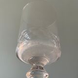 Lot de 4 verres à pieds anciens