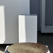 Plat en céramique vert indonésien D:26,5