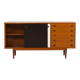 Vintage teak sideboard in the style of Charlotte Perriand, 1970s