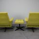 Mid-century Pair of Armchairs Stool by Morávek a Munzar, 1968s, czsk