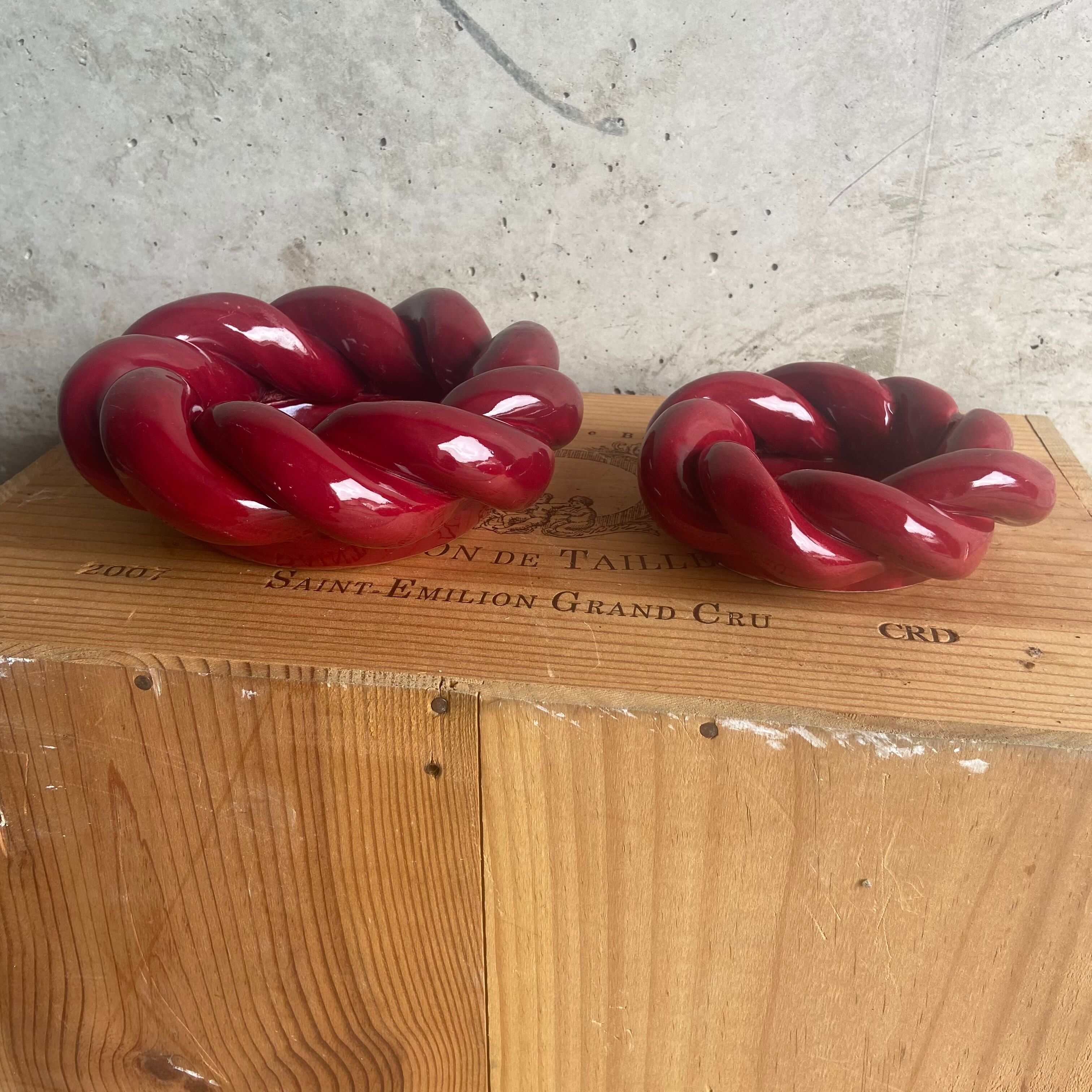 Bougeoirs en céramique