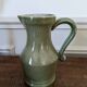 Glazed ceramic pitcher