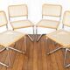 4 Cesca B32 Breuer Chairs Made in Italy - Seat caning redone