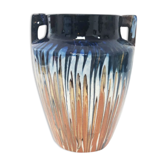 Vase art deco émaillé 1940