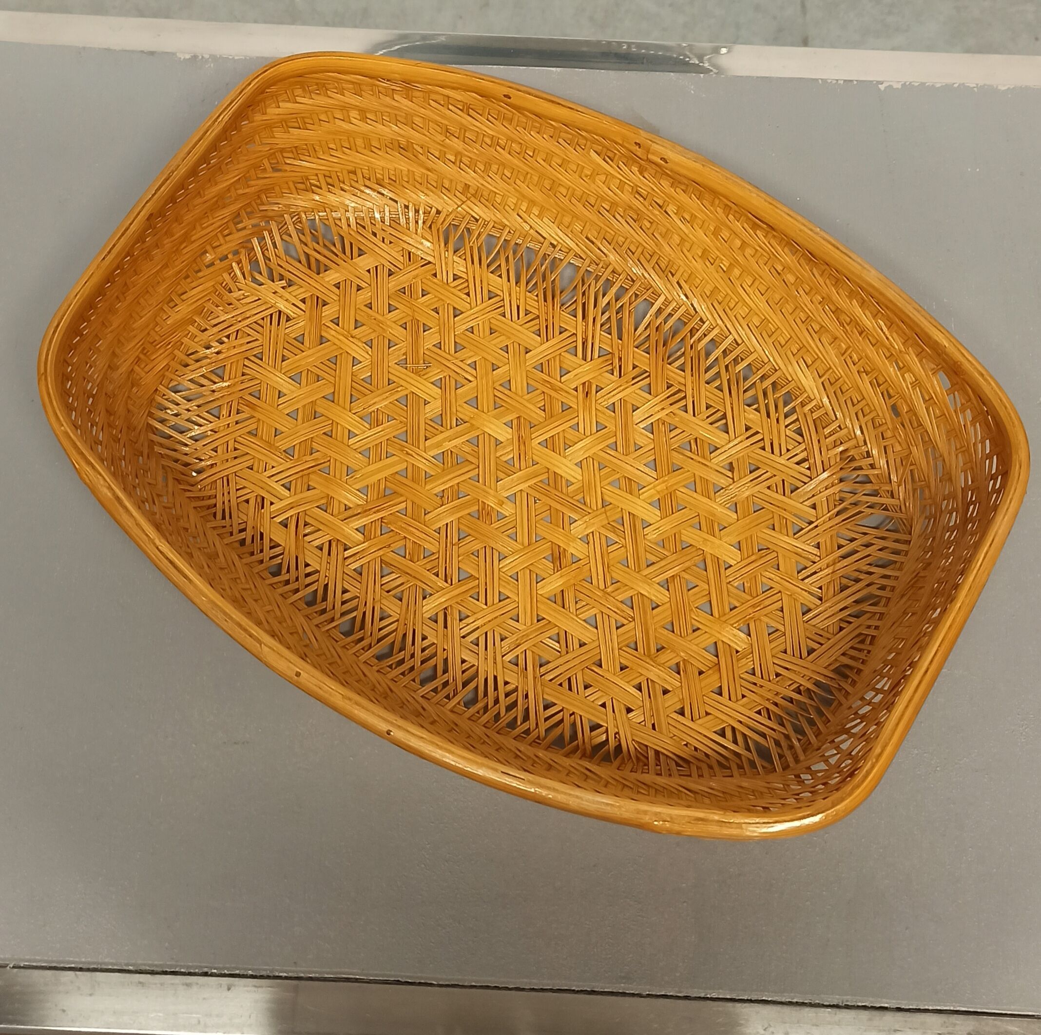Vintage braided basket