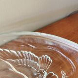 Art deco cup in pressed glass paste