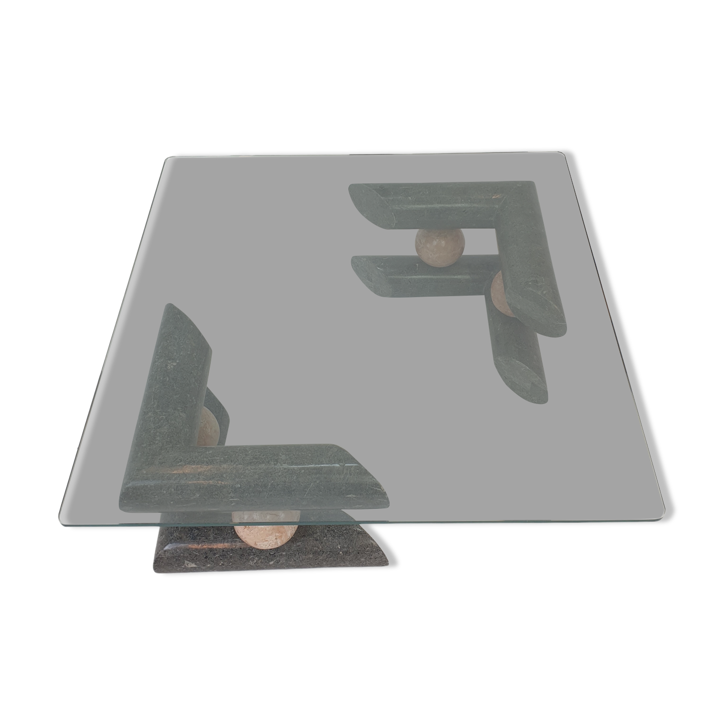 Fossil Stone Coffee Table, 1980s