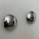 Pair of vintage chrome wall lights, France 1980