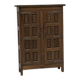Tuscan baroque storage cabinet with 2 carved doors.