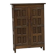 Tuscan baroque storage cabinet with 2 carved doors.