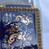 Plat à cake faience gien