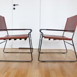 Pair of - vintage loungers by Dennis Marquart