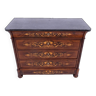 Inlaid chest of drawers, France, circa 1880. After renovation.