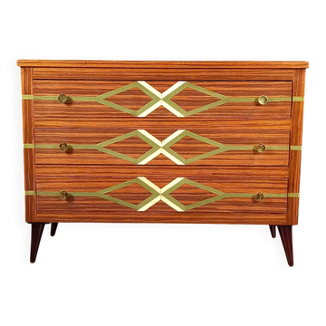 Italian mid-century chest of drawers Gio Ponti style