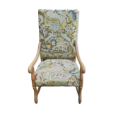 Louis XIII style armchair with tapestry