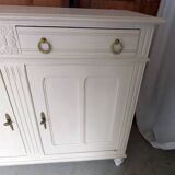 Vintage sideboard revamped in Parisian style.