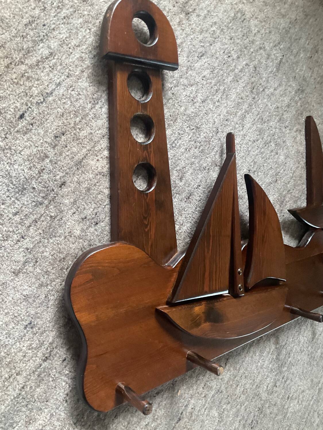 Scandinavian coat rack from the 60s-70s