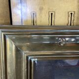 Miroir en laiton de bistrot