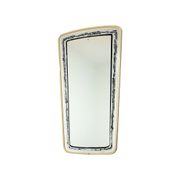 Fifties Rockabilly Mirror Geometric Motif Gold Vintage Design