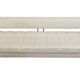Poltrona Frau cream leather sofa by Luca Scacchetti Leather bench