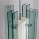 Vintage 60s chandelier in glass and plastic italian design
