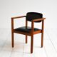 Teak and leather chair, Denmark 1960s