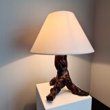 Brutalist lamp in vine stock / art brut / vintage / 50s / Mid-Century / decoration