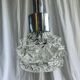 Suspension verre et chrome 70’s