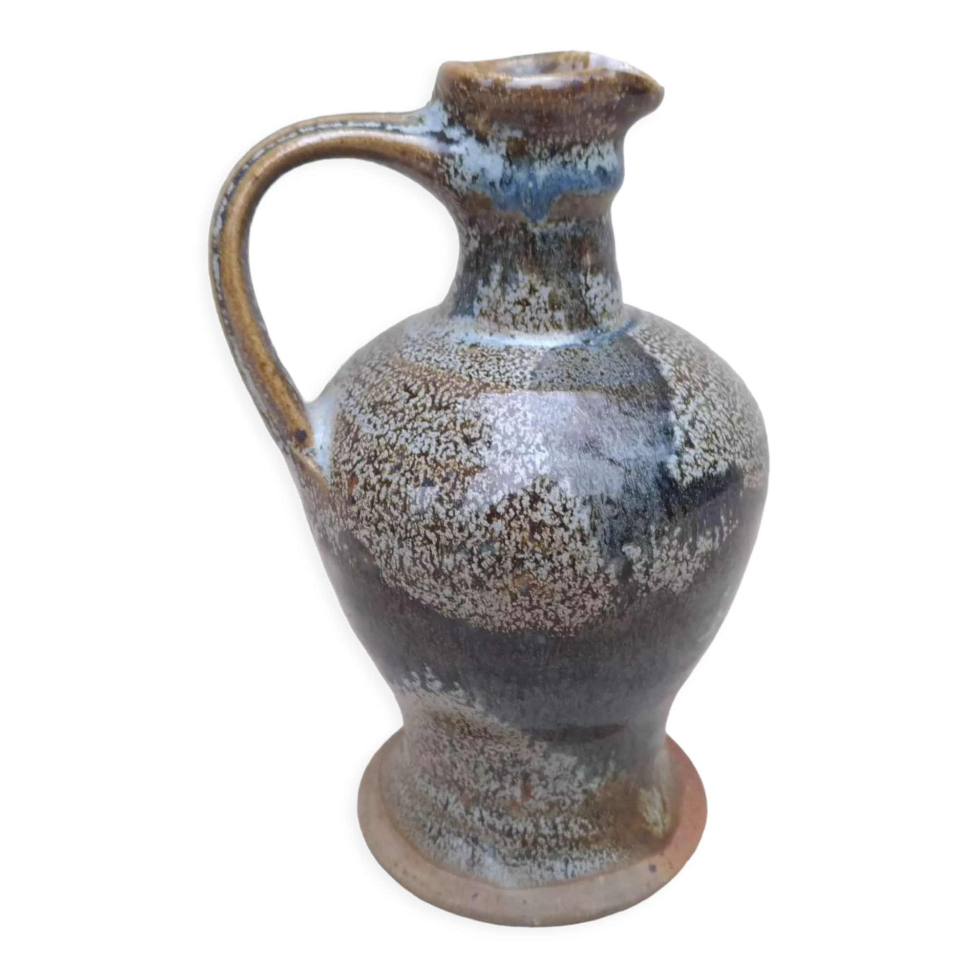 Glazed terracotta pitcher - La Borne
