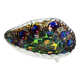 Crystal plate, LGW Leinauer Glassware, Germany 1970s