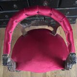 old carved office desk chair