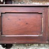 Antique mahogany wall cabinet/shelf