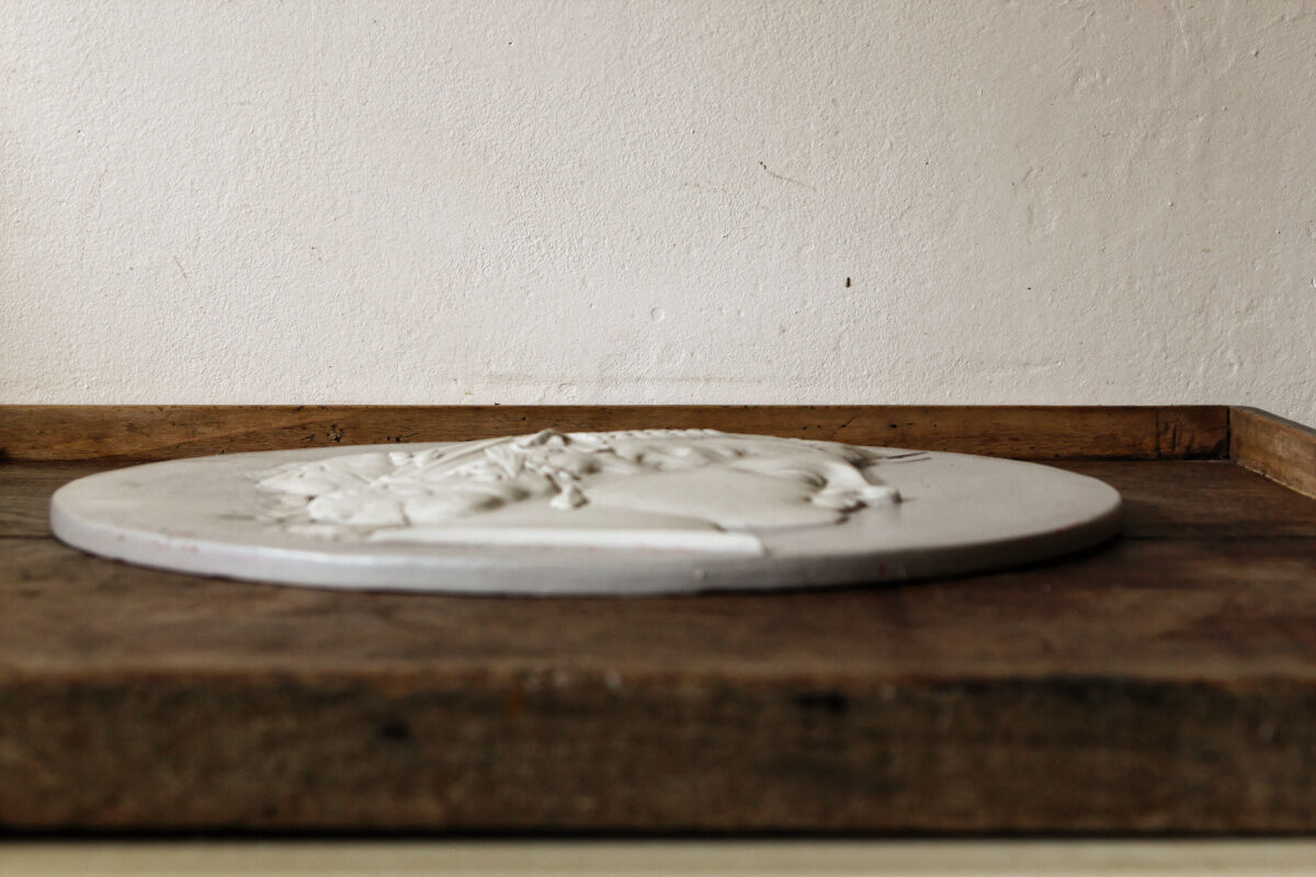 Plaster medallion, Ceres