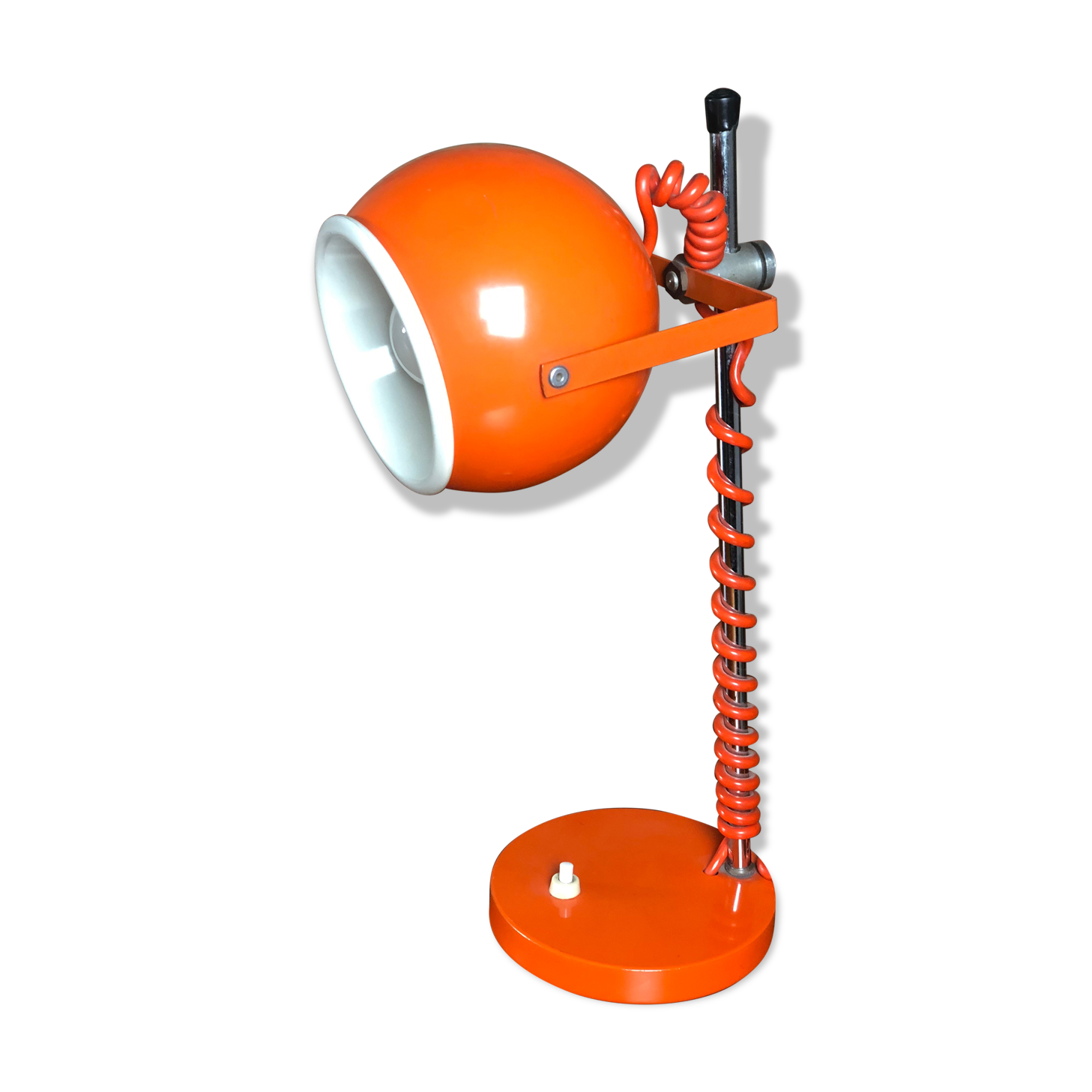 Eyeball lamp orange 1970