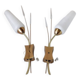 Pair of 1960s wall lights
