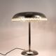 Mushroom Table Lamp in Nickel and Crystal Bakalowits Vienna, Austria, 1950s