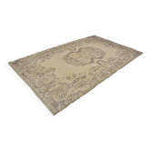 Tapis floral Oushak fait à la main SKU 1838
