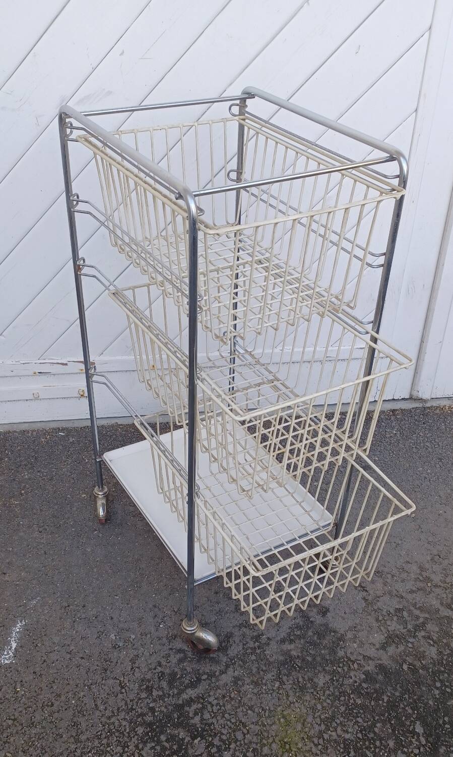 Vintage trolley dessert cart
