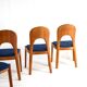 Set of 6 vintage Koefoed Morten 'Fjerritslev' chairs