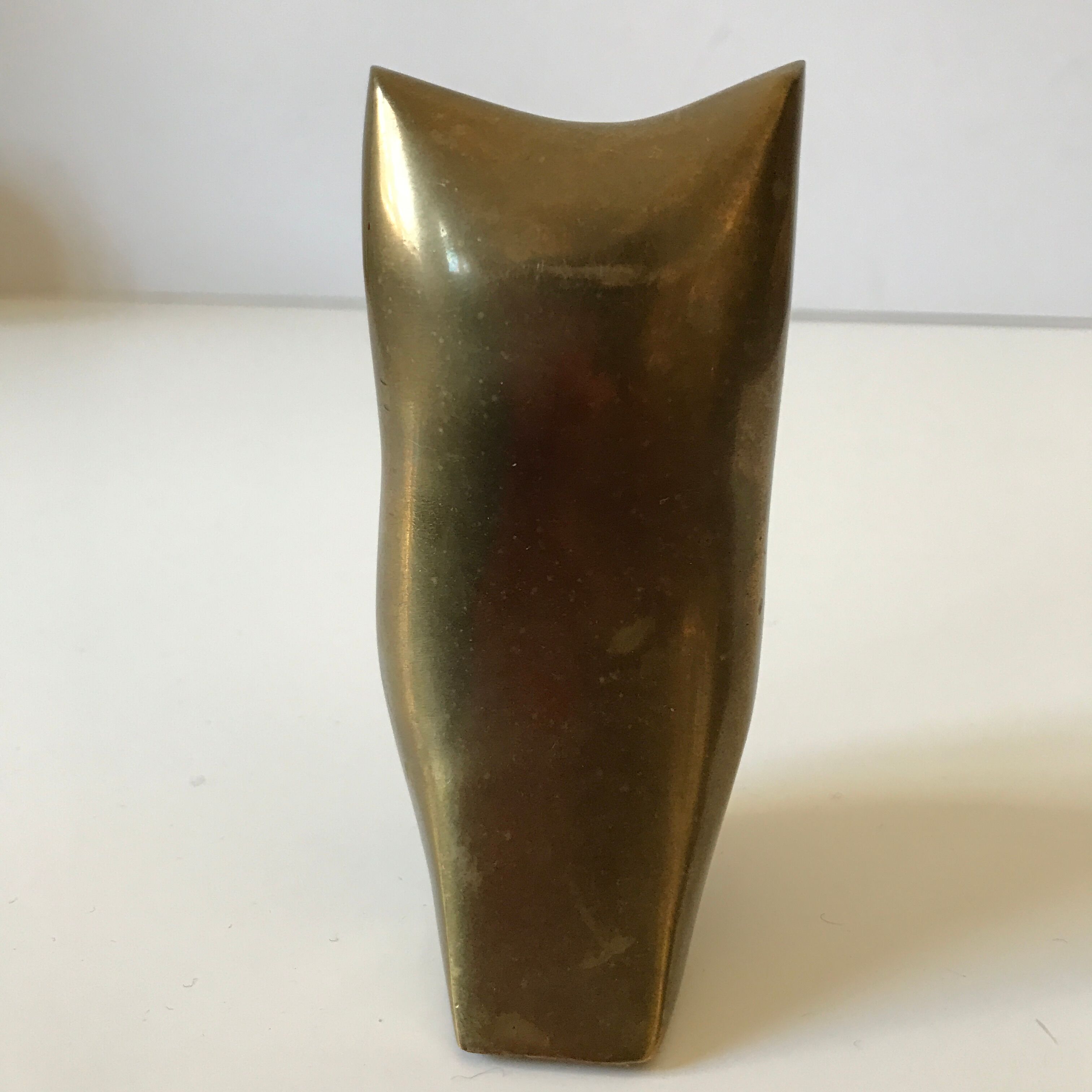 Vintage brass owl