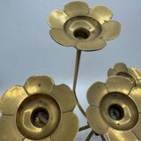 Bougeoir chandelier 7  branches fleurs