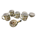 Keraluc Quimper signed tableware set