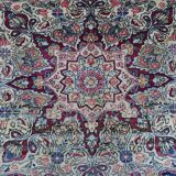 Antique handmade lavar kerman rug