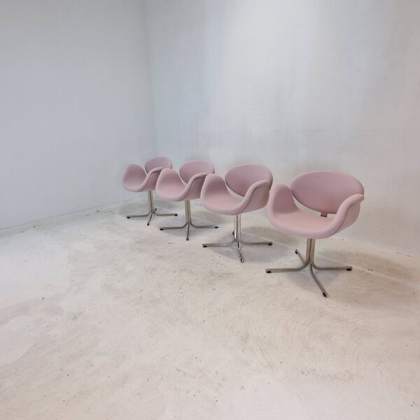 Suite de 4 Fauteuils Petites Tulipes par Pierre Paulin pour Artifort
