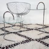 Pair of small design side of the 70 tables