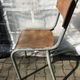 Old 70s school chair