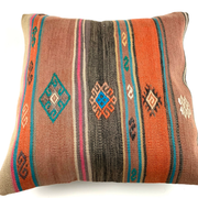 Vintage Turkish kilim cushion cover 55x55cm