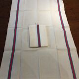 Lot of 2 métis striped dishcloths